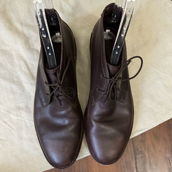 TRASK Brady Lace Up Chukka Boots in Espresso Leather main image 10